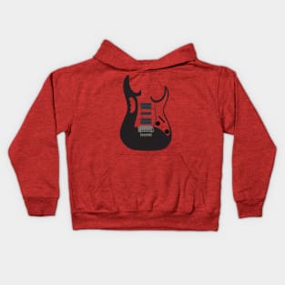 Black Guitar Kids Hoodie